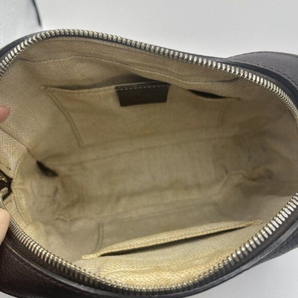 Authentic Gucci GG Sherry Bee Web Canvas Crossbody Bag Shoulder Bag Camera Bag - Picture 12 of 12